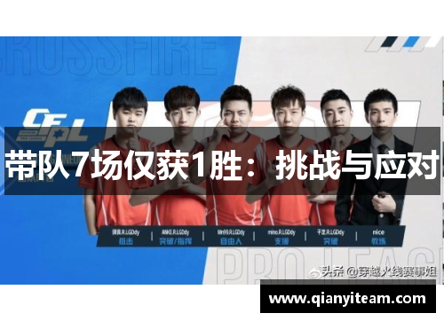 带队7场仅获1胜:挑战与应对 带队7场仅获1胜:挑战与应对